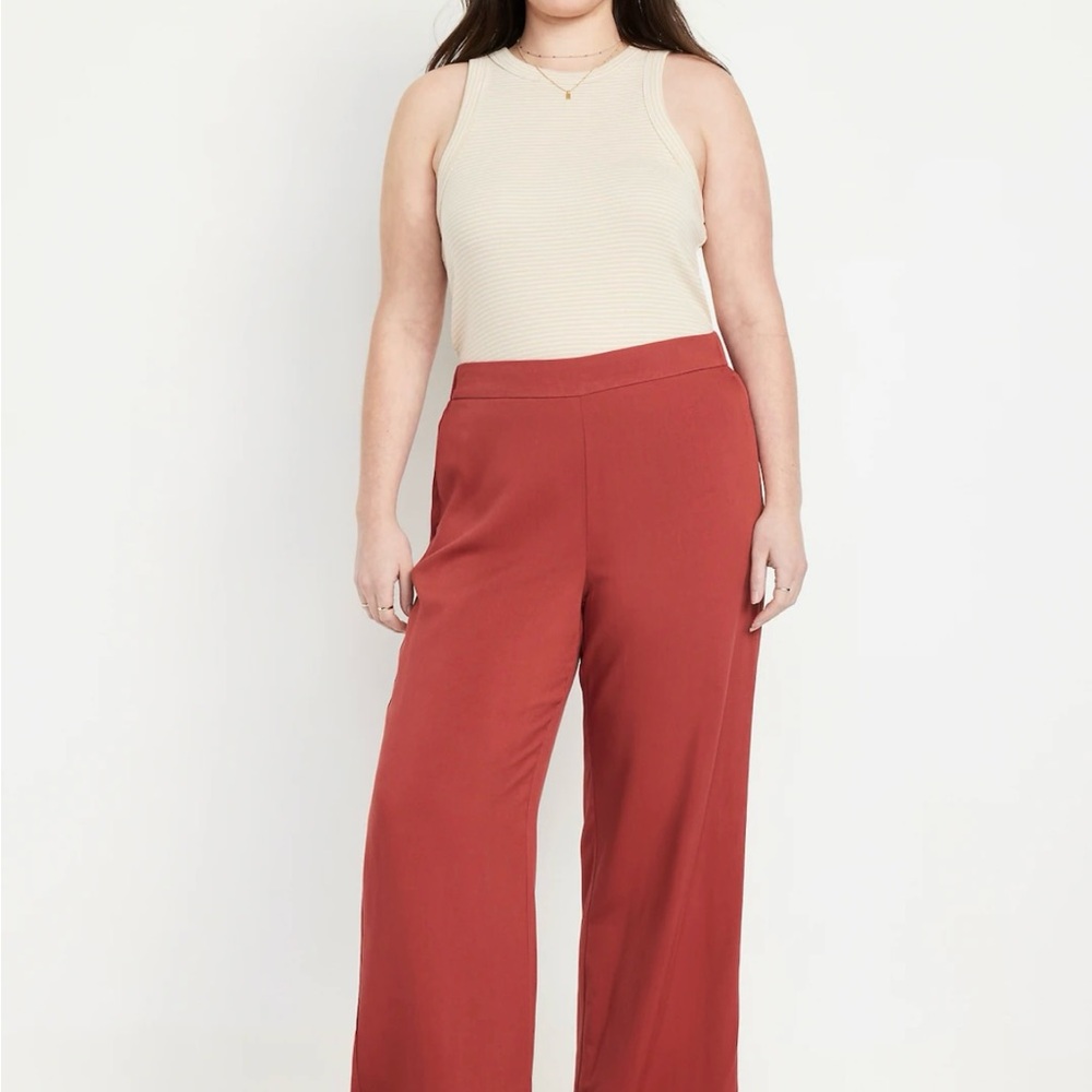 Women's High-Waisted Playa Wide-Leg Pants